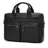 Bolsas para portátiles Sbirds Moda Maletín de cuero negro para hombres Bolso de hombre genuino Bolsos de trabajo Estilo coreano 230829