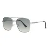 Okulary przeciwsłoneczne Fash Firma siedem 007 Gradient w stylu skalnym Pilot dla mężczyzn Square Luksusowy projekt marki okularów SOL 230828
