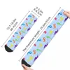Men's Socks All Seasons Crew Stockings Worm On A String Babey Harajuku Hip Hop Long Accessories For Men Women Birthday Present
