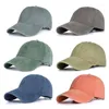 Berretti da baseball Comfort Berretto da baseball tinta unita da uomo Lavaggio Trucker Cappello parasole da esterno Fibbia regolabile da donna