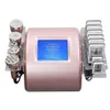 Cavitación ultrasónica RF vacío Levantamiento de glúteos Cuerpo Máquina para adelgazar Rosa 6 en 1 40k Diodo portátil Lipo Láser Quema de grasa Esculpir Radio Fre