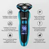 Electric Shavers Electric Razor Electric Shaver Hair Cutting Shaving Machine For Men Clipper Beard Trimmer Rotary Shaver 100% Water Proof 230828