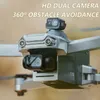 Drone à double caméra avec évitement d'obstacles à 360', transmission d'images à grande vitesse, vision nocturne, télécommande, cardan à 3 axes, photographie gestuelle