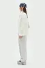 Женские куртки корейский Dongdaemun Unisex Print Loase Casual Glossy Jacket