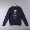 Ralph Designer Mens Sweaters Polos Sweater Womens Lauren Pulôver Urso Crewneck Malha Manga Longa Casual Impresso Tamanho Asiático 0000