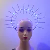 ضوء وميض النساء هالو تاج آلهة Sunburst sunburst المسافرة عرس الزفاف الزفاف ملاك Tiaras Queen cosplay زي cosplay