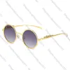 Fashion trend polygon Sunglasses Women's fashion new Kajia metal leopard head men's personalized glassesXDT1