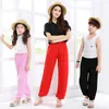 Pantaloni Estate Bambini Ragazzi Ragazze Pantaloni larghi Yoga Lanterne in cotone solido Harem Lungo Boemia per 4 6 8 10 12 anni