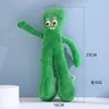 Novo brinquedo para cachorro com enchimento de pelúcia Multipet Gumby, verde, 9 polegadas (pacote com 1)