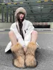 Votoda Пушистые женщины Furry Snow Boot теплый мягкий плюш внутри моды Fashax Fox Fur Boots Y2K Winter Fuzzyshoes T230829 57838 Ry