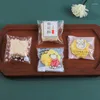 Gift Wrap 100pcs/lot Cookies Self Adhesive Bag Cartoon Homemade Handmade Transparent Soap Biscuits Wedding Birthday Party