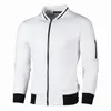 男性のフーディーズスウェットシャツカジュアルな格子縞のジャケット秋の長袖の襟アウトウェア男性軽量野球コートジッパー衣類230829