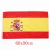 Испанский национальный флаг 90x150 см. Полиэстер без выцветания Espana Испанский баннер для празднования Большие флаги Бесплатная доставка HKD230829