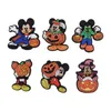 靴部品のアクセサリーハロウィーンシューズチャームゴーストフェイスグリム漫画の装飾品スケルトンデコレーションバックルメンズ女性パーティーギフトotuzn