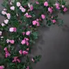 Decorative Flowers 180cm 54 Artificial Flower High-Quality Realistic Rose Vine Wedding Home Decor Decorazioni Casa Salotto House Decoration