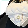Sacs de soirée Mignon petit sac de créateur de luxe pour femme sac en forme de coeur Mini femmes sac à main en cuir pour dames chaîne tendance épaule CR4178752