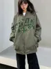 Giacche da donna HOUZHOU Bomber nero da donna frangivento oversize vintage Harajuku coreano streetwear stile hip hop baseball femminile