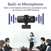 Webcam 2KフルHD 1080p Webカメラオートフォーカス付きマイクUSB Web Cam for PC Computer Mac Laptop Desktop YouTube WebCamera HKD230825 HKD230828 HKD230828