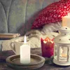 Bougeoirs plateau Table ornement bougies rondes stockage de fournitures pour la maison décorations en bois