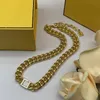 Designer Diamond Gold Bracelet Collier Costume Pour Femmes Chaîne Bijoux Colliers En Acier Inoxydable Bijoux En Or Lettre Lady Classique Collier