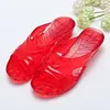 Slippers Comemore Transparent Plastic Home Anti-slip PVC High-heeled Women's Slope Shoes For Women Slides Older Mothers Sandals