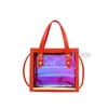 Axelväskor laser gelé transparent pvc axelväska sommar mode flicka casual plånbok handdesignväska mini cross body messenger väska caitlin_fashion_bags