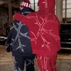 남성 후드 땀 촬영 셔츠 가을 미국 Y2K 하이 스트리트 레드 블랙 지퍼 업 재킷 남자 고스 펑크 커플 대형 캐주얼 스웨트 셔츠 230828