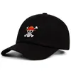 Casquettes de baseball Drapeau Pirate Papa Chapeau Japonais Anime 100% Coton broderie Casquette de baseball Unisexe Mode casquettes de loisirs en plein air 230828