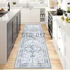 Tapetes Ultra Soft Fluffy Runner Tapete Lavável Corredor Corredor Oriental Medallion Tapete Corredor Não-Slip Cozinha Mat Home Decor X0829