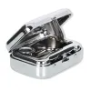 dab nail Metal Smoking Ashtray Ash with Cigarette Holders Pocket Smoking Accessories