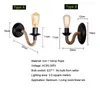 Wall Lamps Retro Loft Rope Bedroom Bedside Light Corridor Aisle Stair Lighting Office Bar Bathroom Restaurant Cafe