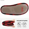 Herfst winter warme unisex zachte comwarm katoenen flat en comfortabele donzige slippers vrouwen indoor huis stomme slaapkamer schoenen T230828 1AFC9 248