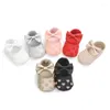 Babyschoenen Baby Meisjes Schoenen PU Leer Meisje Prinses Mocassins Strik Fringe Zachte Zolen Antislip Schoeisel Wieg