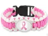 cancer ribbon new Mix Styles 32 Football Teams Paracord Survival Bracelets Custom Made Camping Sports Bracelet Customized logo ZZ