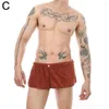 Pijamas masculinos sexy shorts roupão de banho toalha boxer macio lado aberto pijama grosso natação praia chuveiro culottes adulto