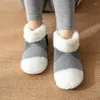 Slippers House Fluffy Slipper Sock Womens Winter Furry Contton Warm Plush Anti Skid Grip Sole Indoor Home Female Fuzzy Shoes Ladies
