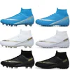 Sapatos de vestido Xihaha Homens Futebol Alto Top Treinamento Sapatilhas Cleaves Mens Original Turf Futebol Crianças Botas Futsal 230829