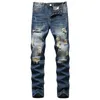Herren Jeans Herbst Mode Retro Loch Männer Hosen Baumwolle Denim Hosen Männlich Plus Größe Hohe Qualität Drop 230829