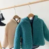 Jaquetas 2023 Bebê Meninos Meninas Dos Desenhos Animados Urso Cordeiro Casaco Jaqueta Crianças Outono Inverno Hoodies Casacos Roupas Roupas Infantis