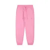 Amis Pantalon Designer Pantalons Hommes Jogger Macaron Amour Amis Brodé Pantalon De Survêtement Occasionnel Femmes Amis Sweat À Capuche Pantalon Cargo Violet Jeans Pantalon Épais Mode 6240