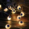 1,5 m Halloween 10LED Lichterketten Tragbare Kreativität Leuchtende Augen Home Ghost Festival Party Dekor Liefert HKD230829