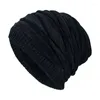 Baretten Dames en Heren Fleece Gevoerde Thermische Slouchy Winter Warme Muts Herenmuts Gebreide Skull Cap