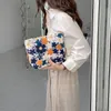 Duże kobiety koronkowe kwiatowe kosmetyczne torba na płótnie Wodoodporne zamek błyskawiczne makijaż w torbie podróżne organizator Organizator kosmetyków