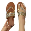 Chinelos femininos flip flops verão estilo boêmio strass decorativo moda fundo plano dobrável para com bolsa