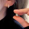 Boucles d'oreilles BOAKO réel 925 en argent Sterling boucle d'oreille géométrique cubique zircone boucle d'oreille 2023 mode corée pour les femmes Pendientes
