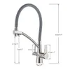 Torneiras de cozinha Myqualife Marca Torneira Torneira Pura Filtro de Água Misturador Guindaste Dual Handles Purificação e Frio 230829