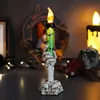 Halloween Skull Holder Light, скелет -призрак для призрачных рук на светло -свече