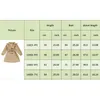 Jacken Kinder Mädchen Trenchcoats Elegante Vintage Rüschen Langarm Revers Zweireiher Outwear Khaki Windjacke mit Gürtel