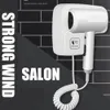 Hair Dryers Professional el Dryer Wallmounted Strong Wind Bathroom Toilet Homestay Household Blow Free Punching with Glue 230828