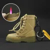 2021 New Shoe Shape No No Gas Lighter with Bottle Opener Windproof Red Flame Lighter Portable Key Chain Smoking Gadget PROF PROF
